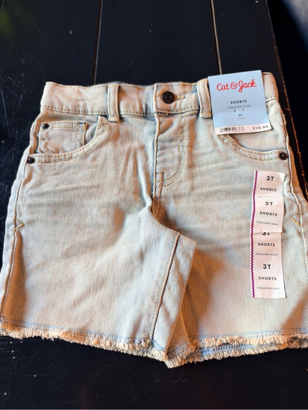 Cat & Jack Light Blue Denim Shorts for Kids - 3T NWT unisex